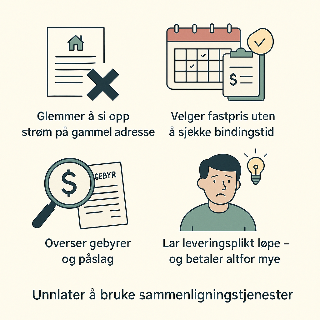 opprette strømavale unnngå disse vanlige tabbene